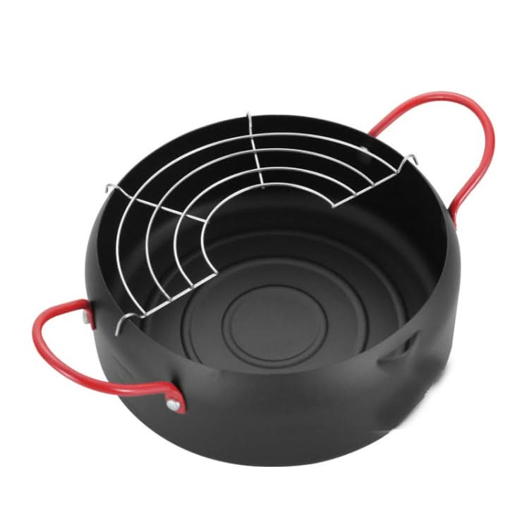 Tempura Hot Pot Household Fryer Pot Non-Stick Pan With Filter Holder Reluova