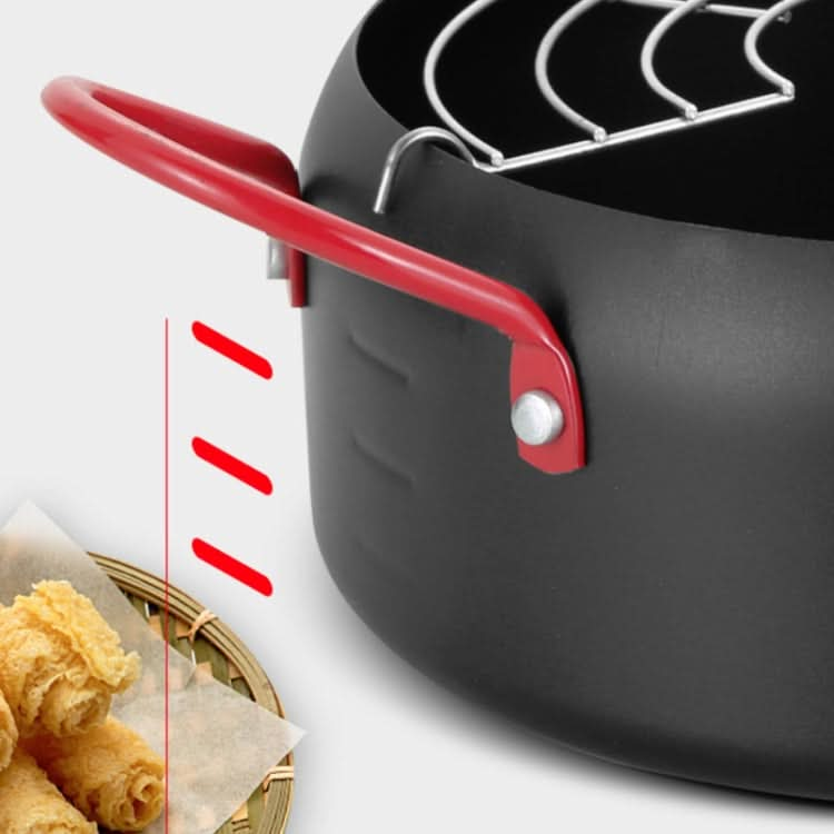 Tempura Hot Pot Household Fryer Pot Non-Stick Pan With Filter Holder Reluova