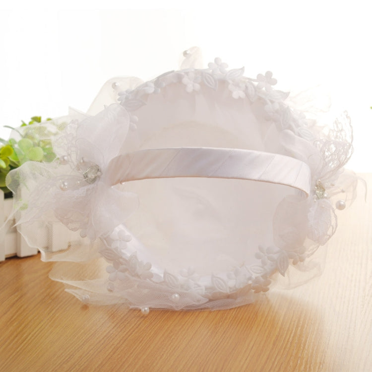 Wedding Flower Baskets Lace Diamond Bridal Hand Basket My Store