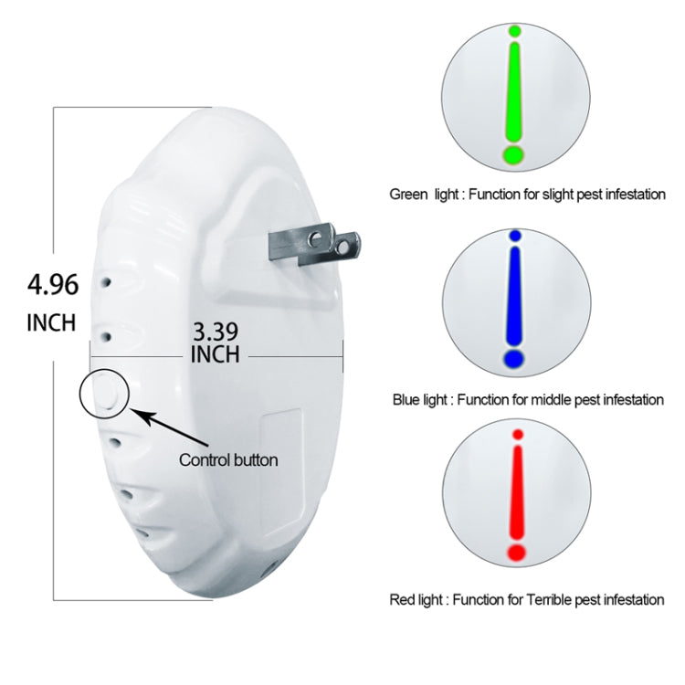 DC-9014 Household Multifunctional Ultrasonic Electronic Mosquito Repellent My Store