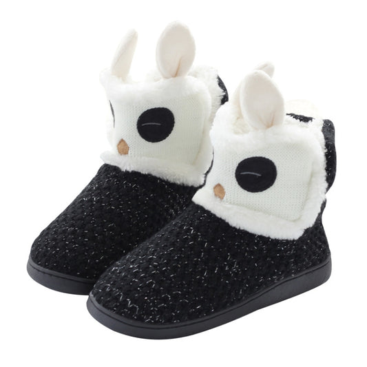 Autumn And Winter Non-Slip Home Cotton Boots Thick Warm Cotton Slippers