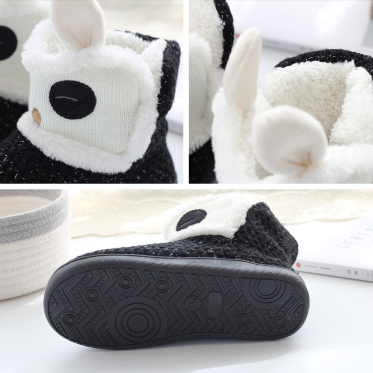 Autumn And Winter Non-Slip Home Cotton Boots Thick Warm Cotton Slippers