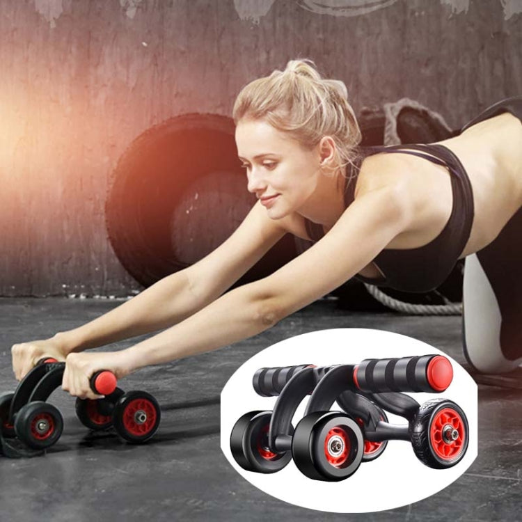 HT01 Automatic Rebound Four-Wheel Silent Abdominal Wheel Exercise Fitness Equipment Reluova