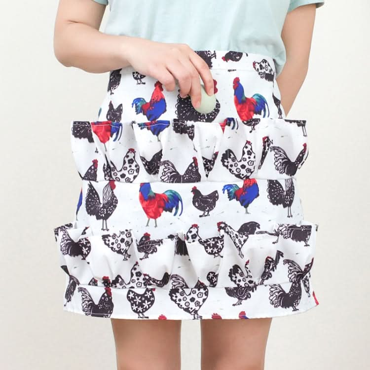 Egg Collection Skirt Multi-Pocket Egg Apron - Reluova