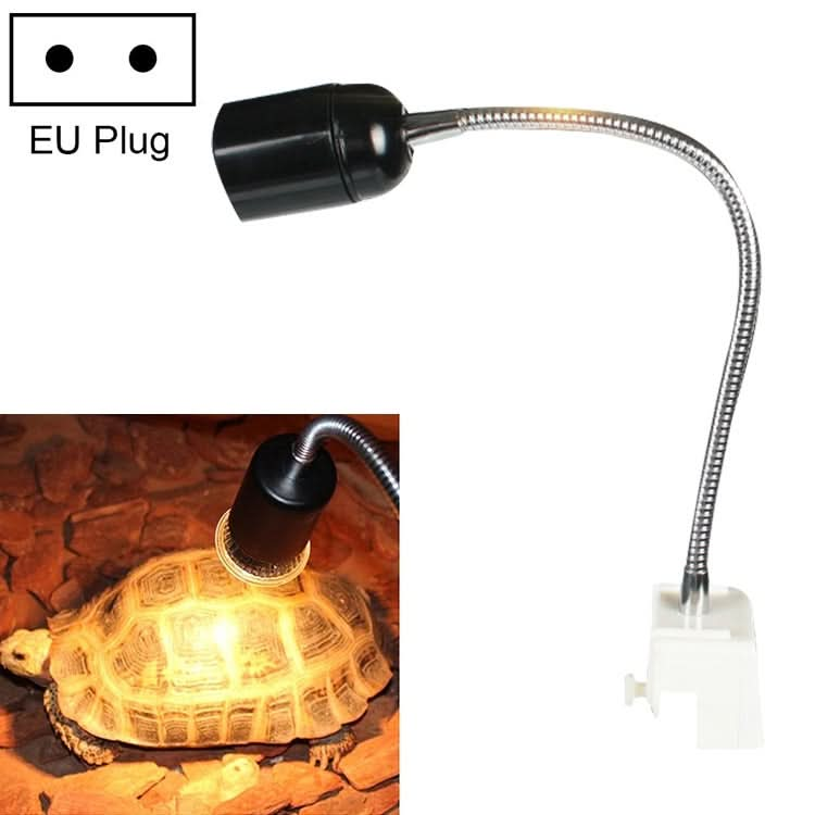 Tortoise UVB Tanning Lamp Holder Full Spectrum Pet Solar Heating Light Holder, EU Plug - Reluova