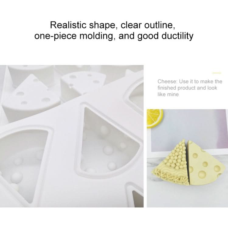 DIY Brushed Cheese Cake Handmade Soap Scented Candle Silicone Mold - Reluova