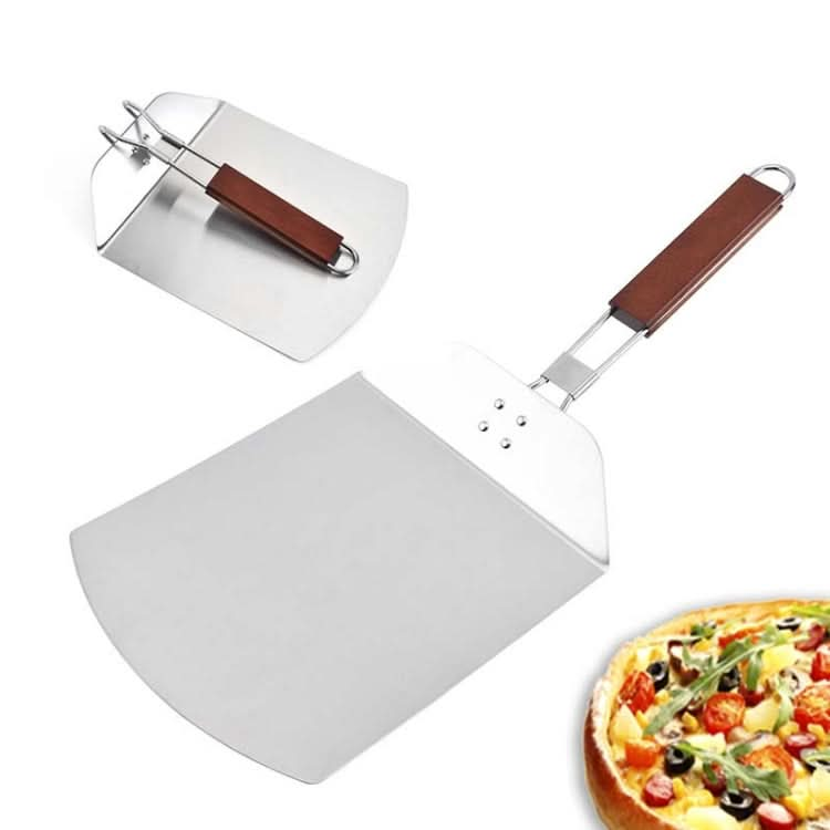 Stainless Steel Folding Pizza Spatula Square Cake Transfer Spatula Baking Tools - Reluova