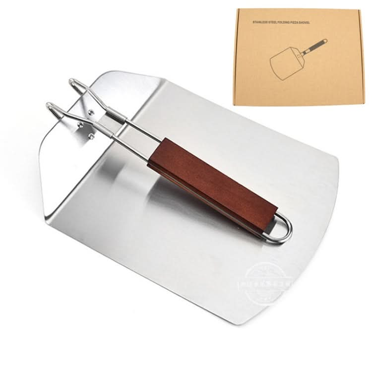 Stainless Steel Folding Pizza Spatula Square Cake Transfer Spatula Baking Tools - Reluova