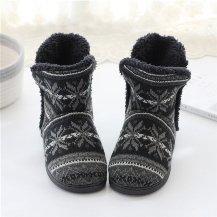 Winter Cashmere Home Boots Thick-Soled Cotton Slippers Reluova