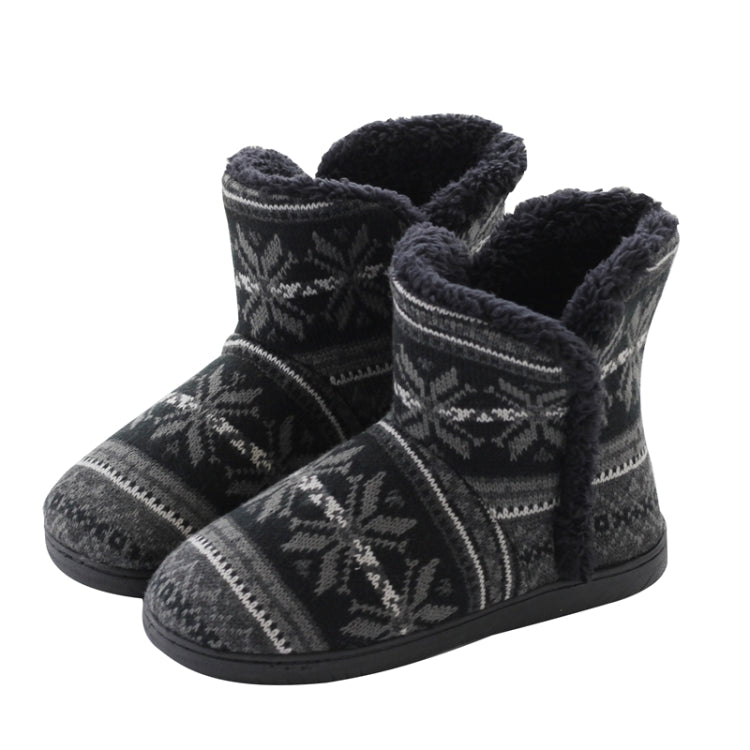 Winter Cashmere Home Boots Thick-Soled Cotton Slippers Reluova