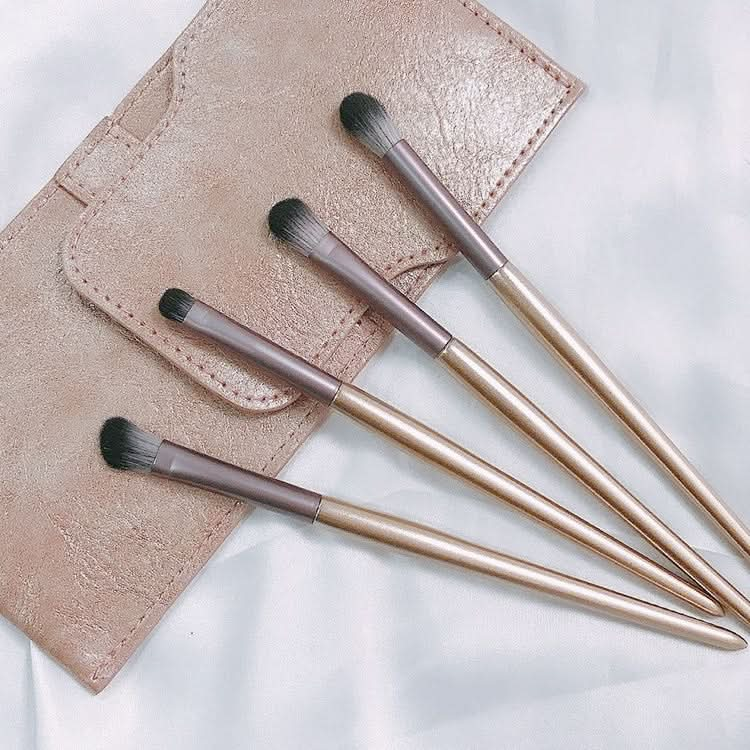 4 PCS / Set Makeup Brush Eye Shadow Brush Eye Makeup Set Soft Hair Detail Brush Smudge Brush With Brush Bag-Reluova