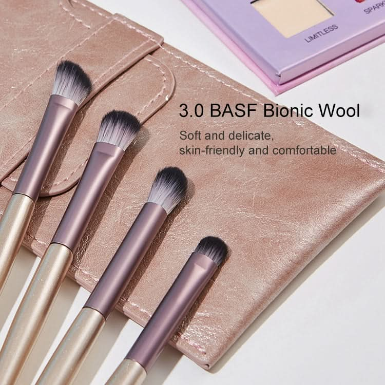 4 PCS / Set Makeup Brush Eye Shadow Brush Eye Makeup Set Soft Hair Detail Brush Smudge Brush With Brush Bag-Reluova