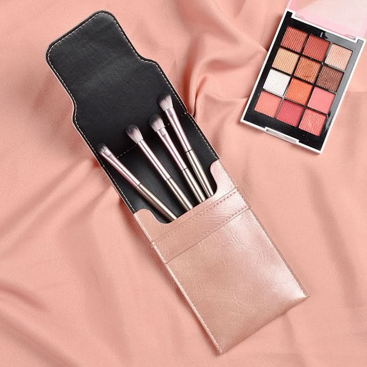 4 PCS / Set Makeup Brush Eye Shadow Brush Eye Makeup Set Soft Hair Detail Brush Smudge Brush With Brush Bag-Reluova