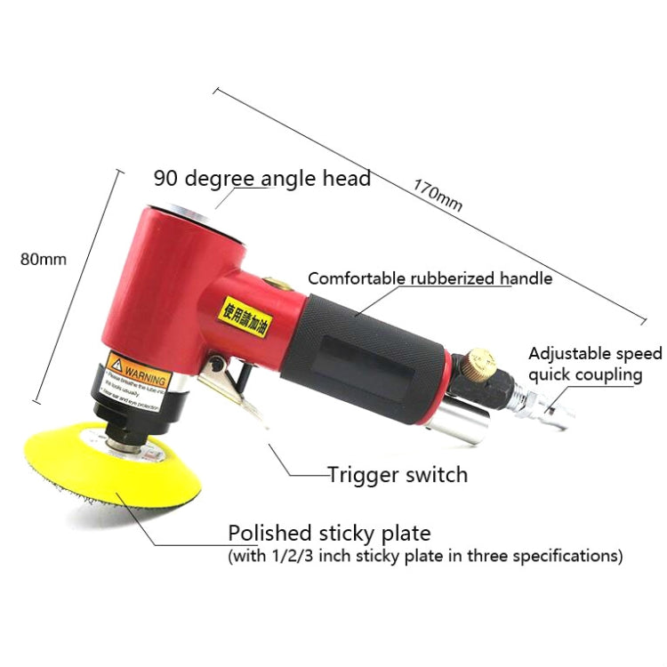 Pneumatic Sandpaper Machine Car Polishing Machine With Vacuum Sand