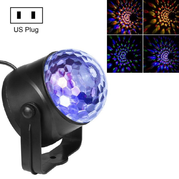 MGY-019 6W Remote Control LED Crystal Magic Ball Light Colorful Rotating Stage Laser Light My Store