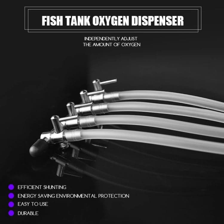 Fish Tank Oxygen Pipe Stainless Steel Distributor Oxygen Regulating Valve - Reluova