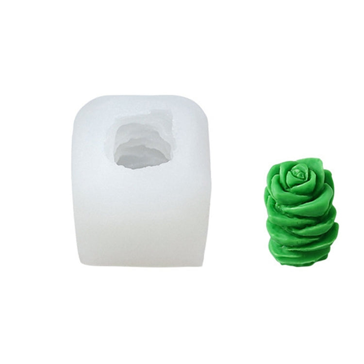 Fleshy Three-Dimensional Candle Silicone Mold DIY Handmade Soap Aromatherapy Epoxy Mold My Store