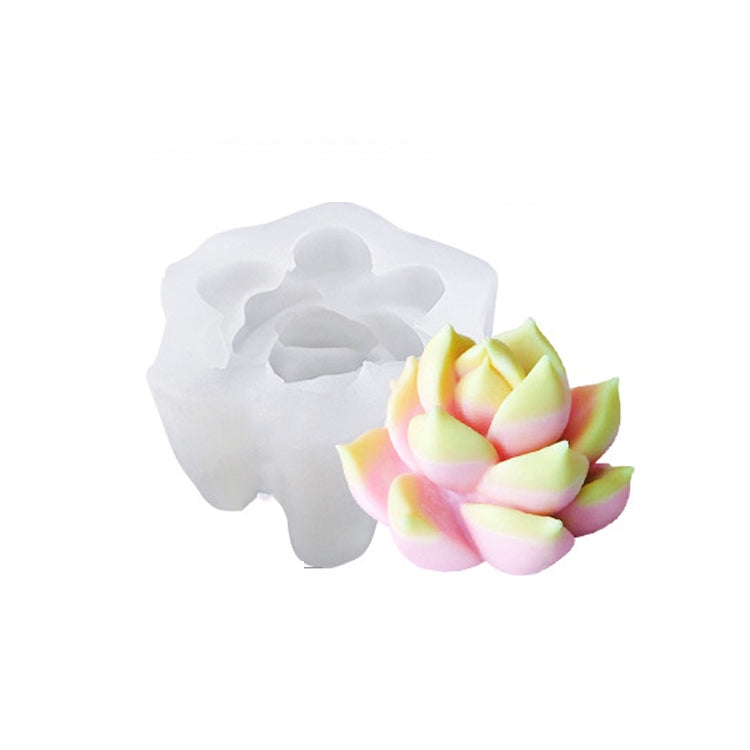 Fleshy Three-Dimensional Candle Silicone Mold DIY Handmade Soap Aromatherapy Epoxy Mold My Store