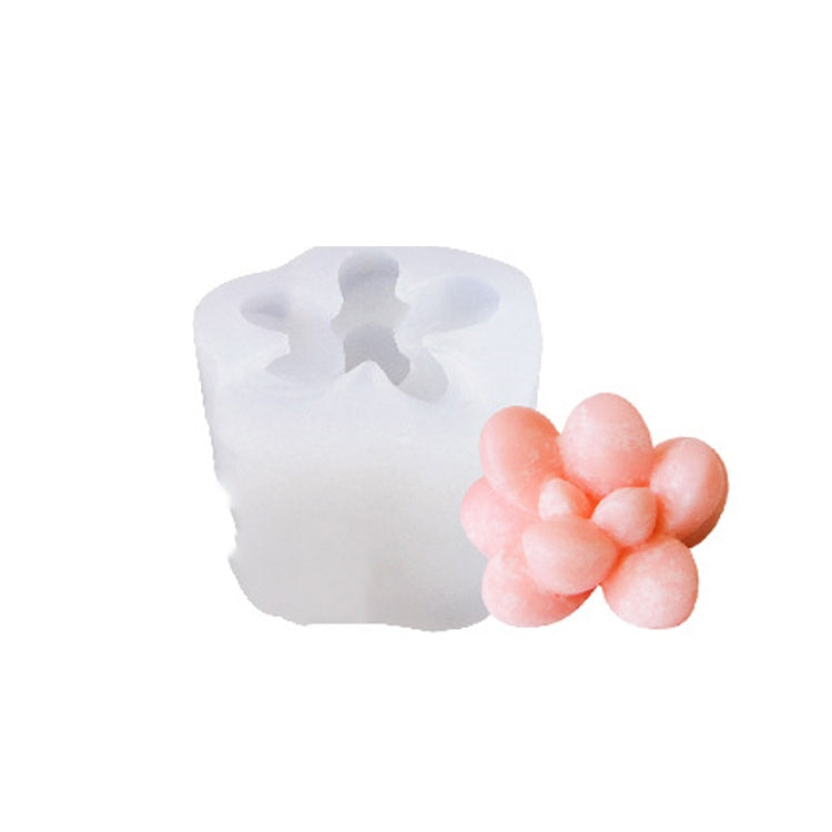 Fleshy Three-Dimensional Candle Silicone Mold DIY Handmade Soap Aromatherapy Epoxy Mold My Store