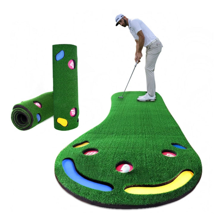 PGM GL002 Indoor Golf Putting Trainer Big Feet Mini Golf Practice Blanket with Putter and Balls