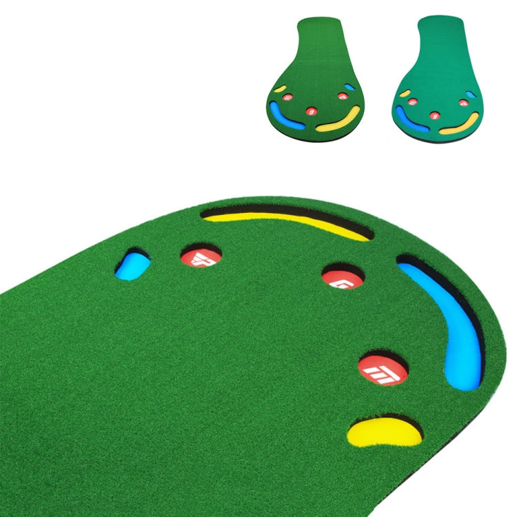 PGM GL002 Indoor Golf Putting Trainer Big Feet Mini Golf Practice Blanket with Putter and Balls