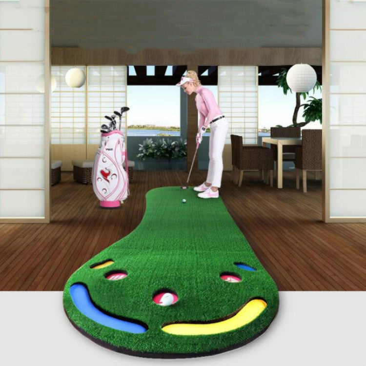 PGM GL002 Indoor Golf Putting Trainer Big Feet Mini Golf Practice Blanket with Putter and Balls