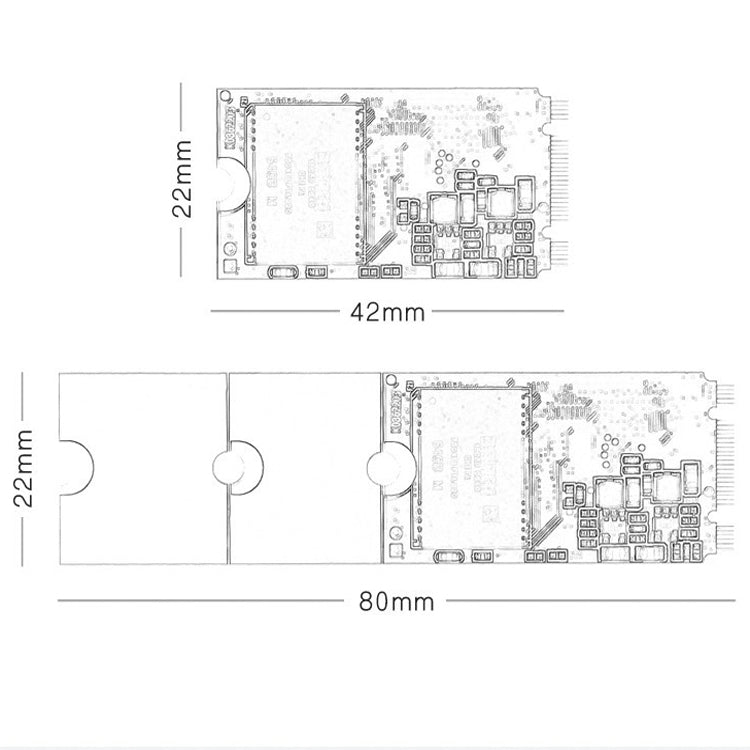 JingHai Solid State Drive M.2 2242 2260 2280 NGFF Half-Height Notebook High-Speed SSD My Store