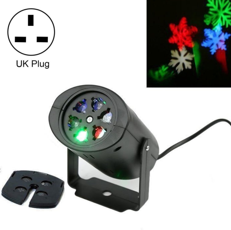 MGY-072 4W Outdoor Waterproof LED Snowflake Projection Light Christmas Effect Stage Lighting My Store