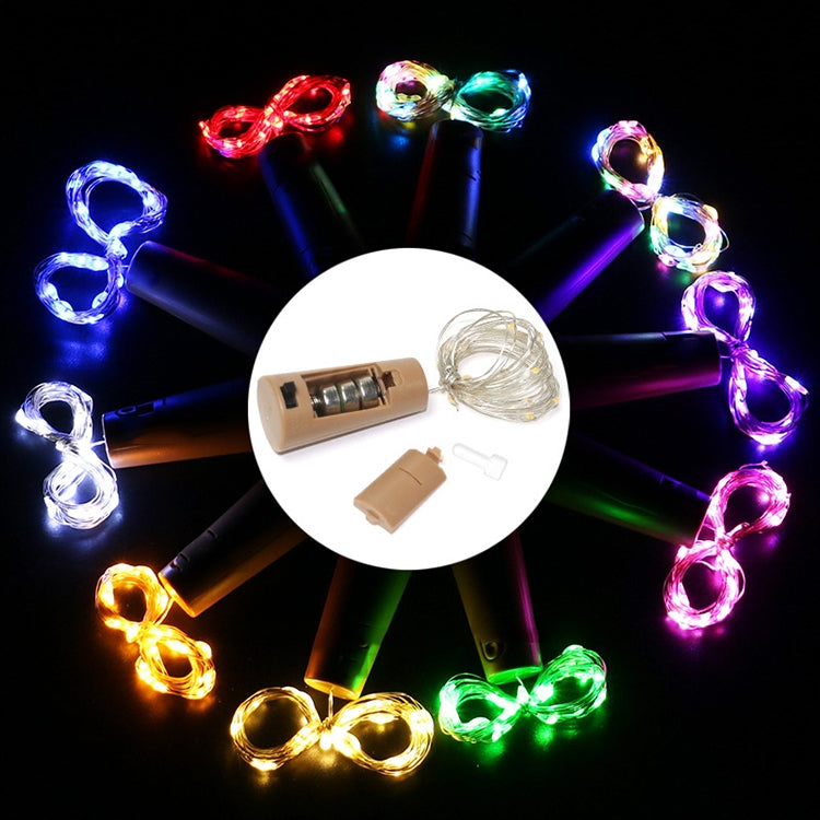 10 PCS LED Wine Bottle Cork Copper Wire String Light IP44 Waterproof Holiday Decoration Lamp