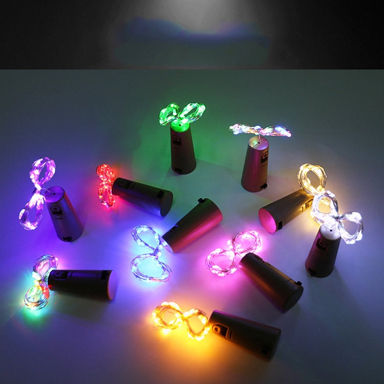 10 PCS LED Wine Bottle Cork Copper Wire String Light IP44 Waterproof Holiday Decoration Lamp