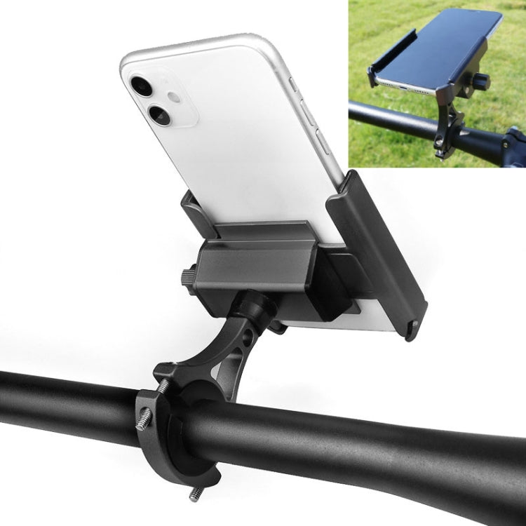 CYCLINGBOX Aluminum Alloy Mobile Phone Holder Bicycle Riding Takeaway Rotatable Metal Mobile Phone Bracket Reluova