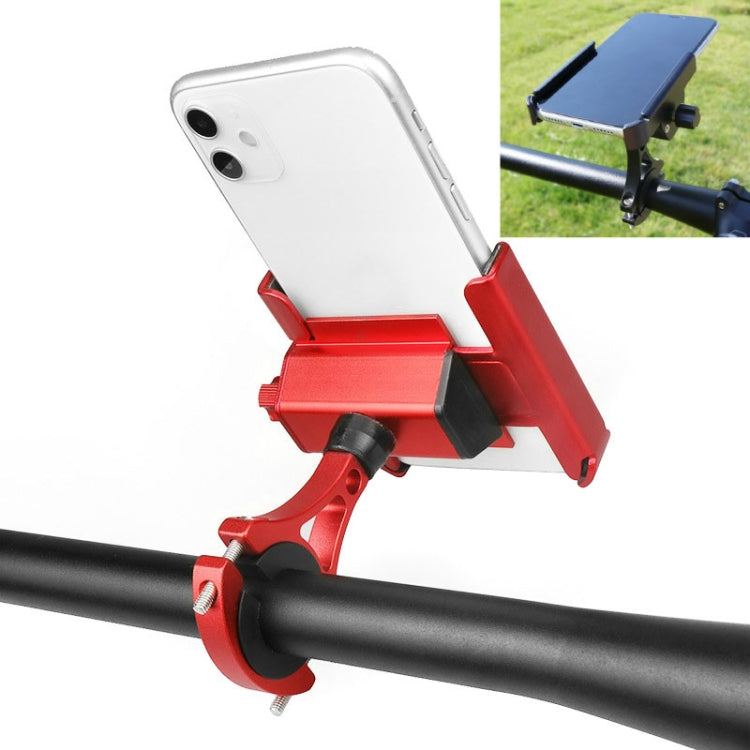 CYCLINGBOX Aluminum Alloy Mobile Phone Holder Bicycle Riding Takeaway Rotatable Metal Mobile Phone Bracket Reluova