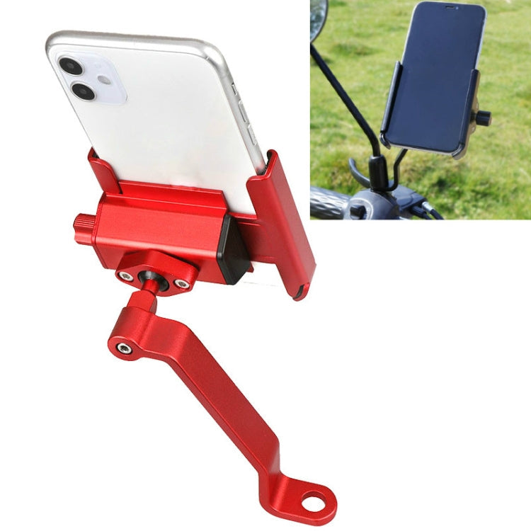 CYCLINGBOX Aluminum Alloy Mobile Phone Holder Bicycle Riding Takeaway Rotatable Metal Mobile Phone Bracket Reluova