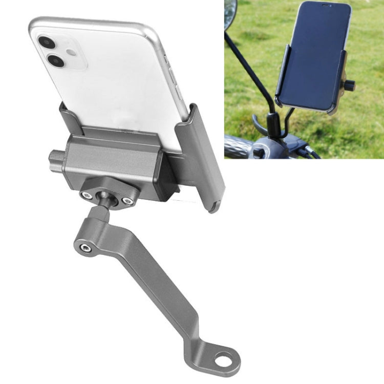 CYCLINGBOX Aluminum Alloy Mobile Phone Holder Bicycle Riding Takeaway Rotatable Metal Mobile Phone Bracket Reluova