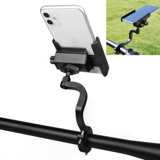 CYCLINGBOX Aluminum Alloy Mobile Phone Holder Bicycle Riding Takeaway Rotatable Metal Mobile Phone Bracket