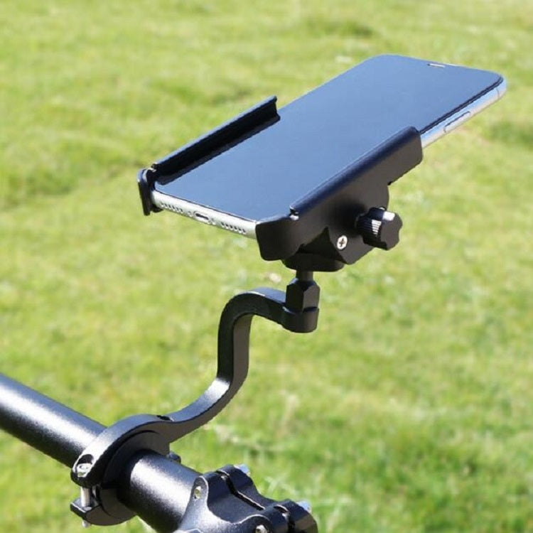 CYCLINGBOX Aluminum Alloy Mobile Phone Holder Bicycle Riding Takeaway Rotatable Metal Mobile Phone Bracket Reluova