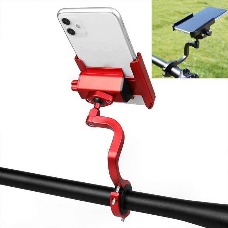 CYCLINGBOX Aluminum Alloy Mobile Phone Holder Bicycle Riding Takeaway Rotatable Metal Mobile Phone Bracket Reluova