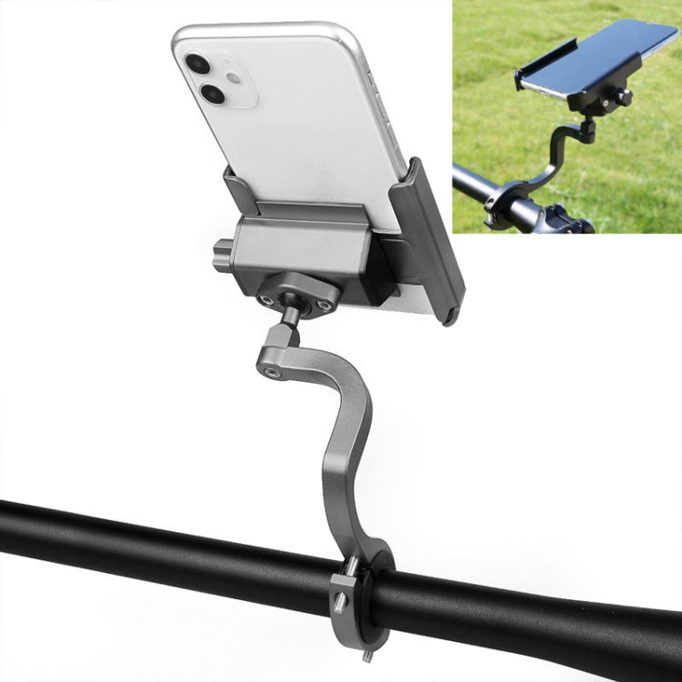 CYCLINGBOX Aluminum Alloy Mobile Phone Holder Bicycle Riding Takeaway Rotatable Metal Mobile Phone Bracket Reluova