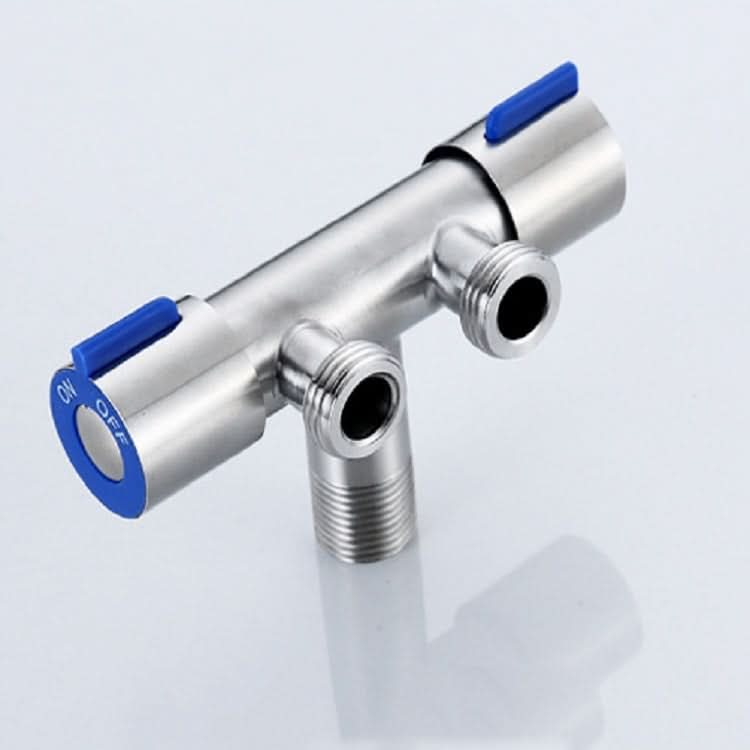 Stainless Steel One-In-Two-Out Multi-Function Three-Way Valve Faucet - Reluova