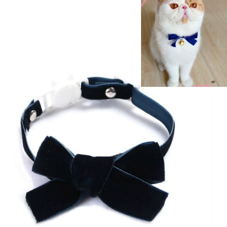 Velvet Bowknot Adjustable Pet Collar Cat Dog Rabbit Bow Tie Accessories - Reluova