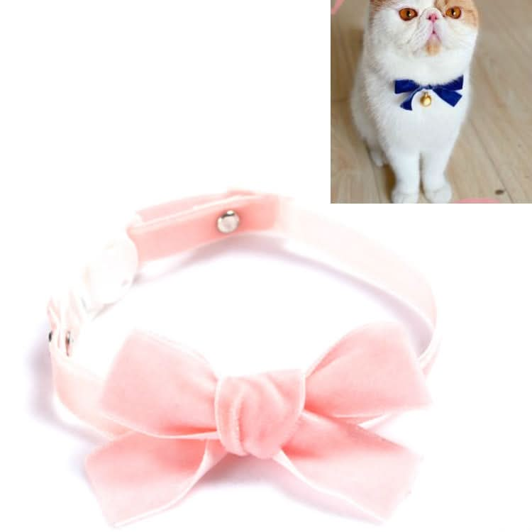 Velvet Bowknot Adjustable Pet Collar Cat Dog Rabbit Bow Tie Accessories - Reluova