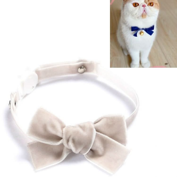 Velvet Bowknot Adjustable Pet Collar Cat Dog Rabbit Bow Tie Accessories - Reluova