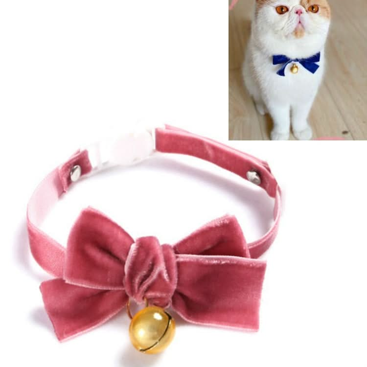 Velvet Bowknot Adjustable Pet Collar Cat Dog Rabbit Bow Tie Accessories - Reluova