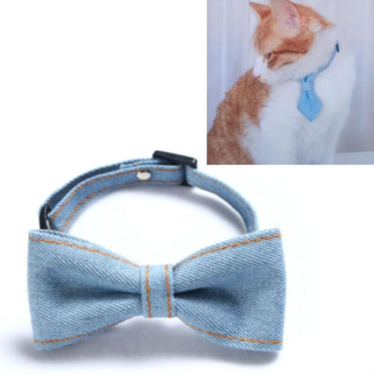 Pet Cowboy Bow Tie Collar Cats Dogs Adjustable Tie Collars Pet Accessories Supplies - Reluova