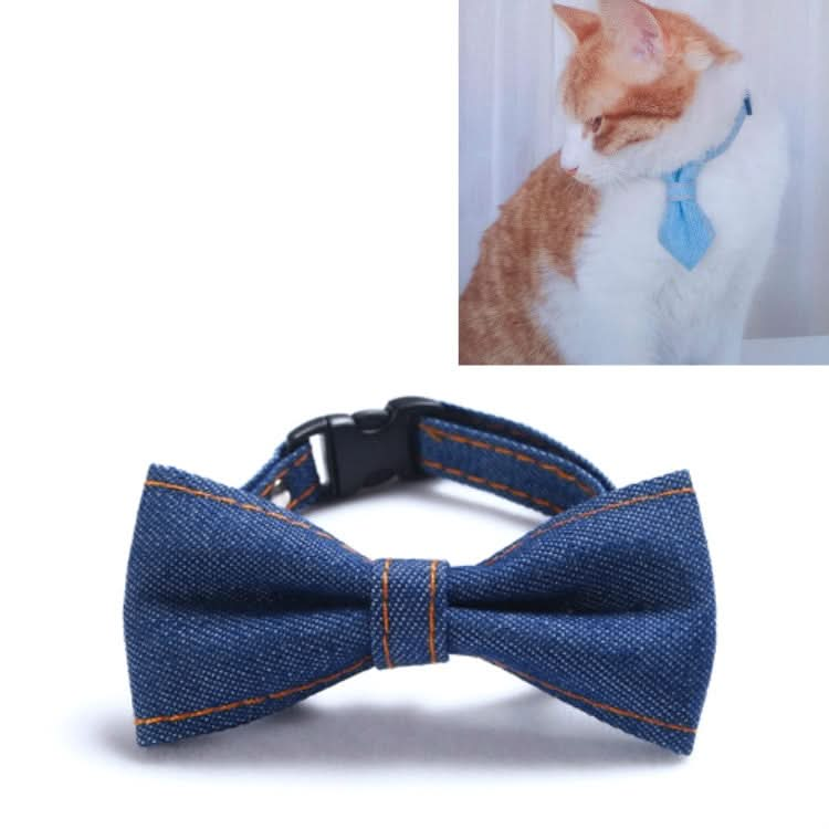 Pet Cowboy Bow Tie Collar Cats Dogs Adjustable Tie Collars Pet Accessories Supplies - Reluova