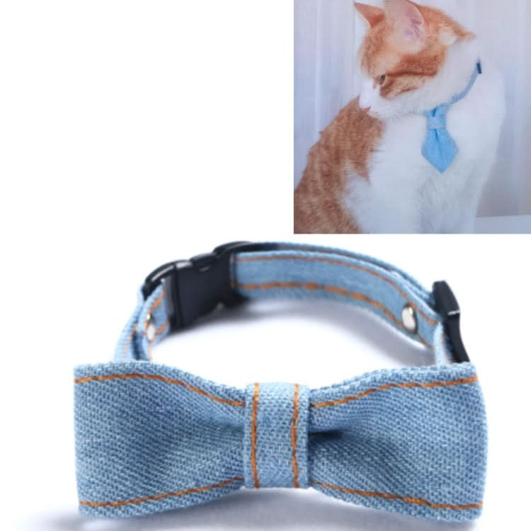 Pet Cowboy Bow Tie Collar Cats Dogs Adjustable Tie Collars Pet Accessories Supplies - Reluova