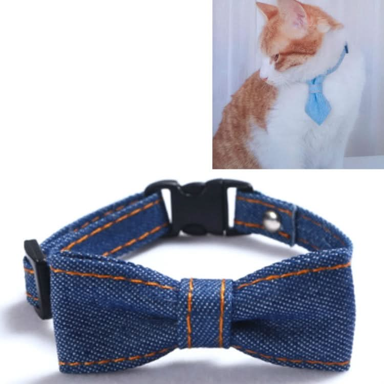 Pet Cowboy Bow Tie Collar Cats Dogs Adjustable Tie Collars Pet Accessories Supplies - Reluova