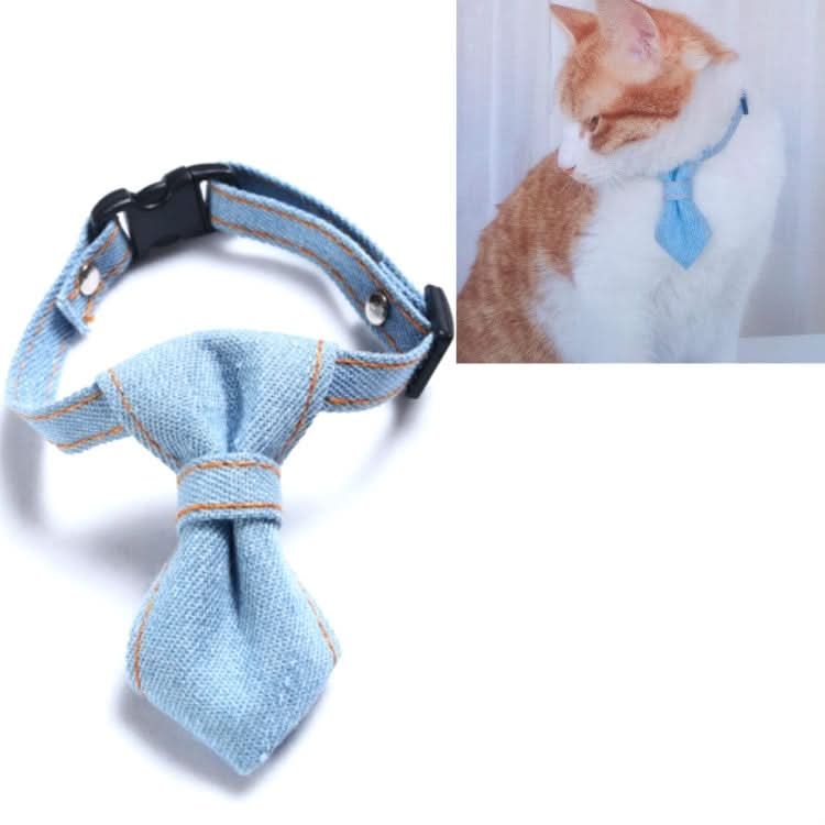 Pet Cowboy Bow Tie Collar Cats Dogs Adjustable Tie Collars Pet Accessories Supplies - Reluova