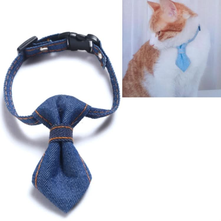 Pet Cowboy Bow Tie Collar Cats Dogs Adjustable Tie Collars Pet Accessories Supplies - Reluova