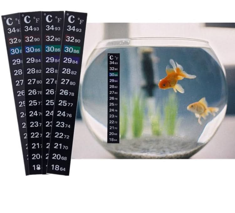 Digital Aquarium Fish Tank Fridge Thermometer Sticker Temperature Measurement Sticker Reluova